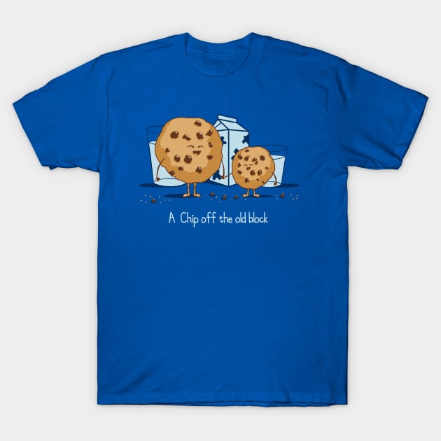 Chip Off the Old Block T-Shirt by fishbiscuit